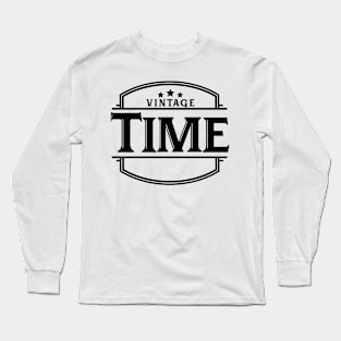 Vintage Time Long Sleeve T-Shirt